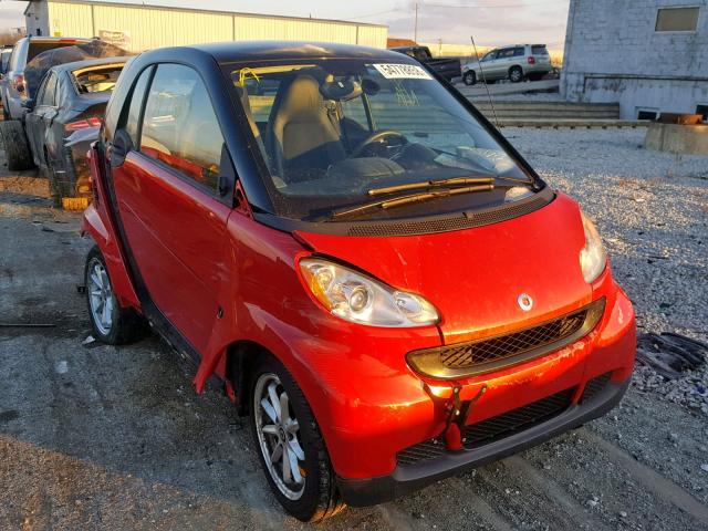 WMEEJ31X39K254076 - 2009 SMART FORTWO PUR RED photo 1