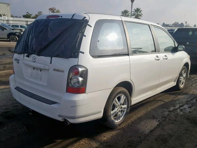 JM3LW28A250542221 - 2005 MAZDA MPV WAGON WHITE photo 4