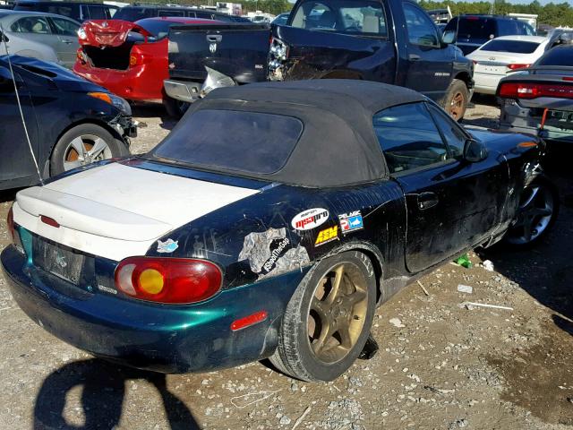 JM1NB353830306825 - 2003 MAZDA MX-5 MIATA BLACK photo 4