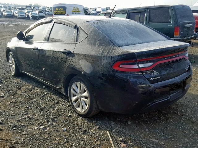 1C3CDFDH3ED901727 - 2014 DODGE DART SE AE BLACK photo 3