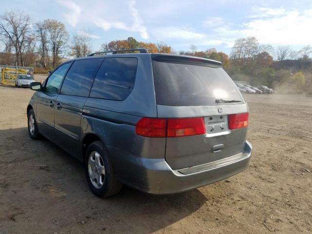 2HKRL18641H622506 - 2001 HONDA ODYSSEY EX GRAY photo 3