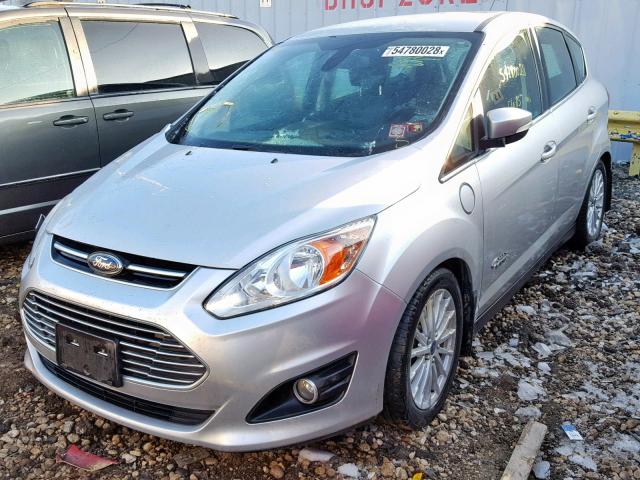 1FADP5CU9DL555192 - 2013 FORD C-MAX PREM SILVER photo 2