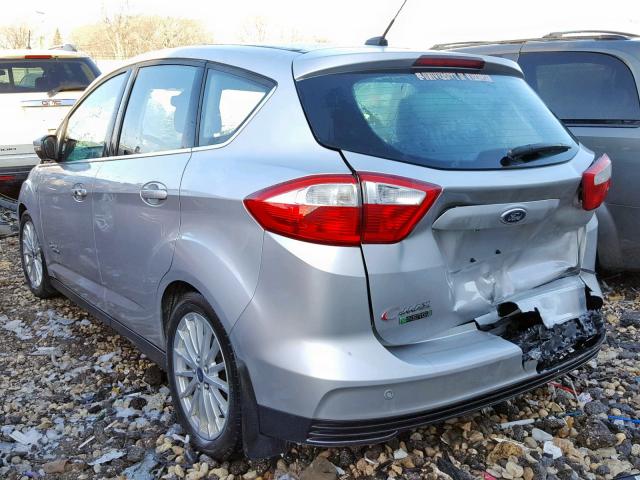 1FADP5CU9DL555192 - 2013 FORD C-MAX PREM SILVER photo 3