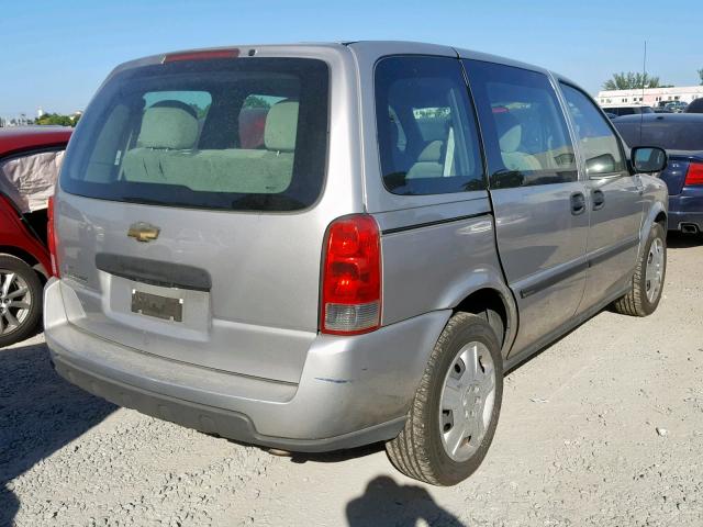 1GNDU23187D120421 - 2007 CHEVROLET UPLANDER L 银色 照片 4