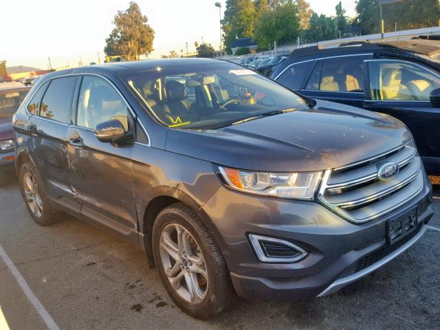 2FMPK4K90HBB69100 - 2017 FORD EDGE TITAN GRAY photo 1