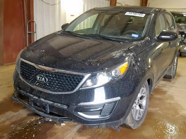 KNDPB3AC0E7613799 - 2014 KIA SPORTAGE B BLACK photo 2