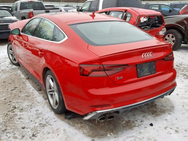 WAUC4CF57JA056032 - 2018 AUDI S5 PRESTIG RED photo 3