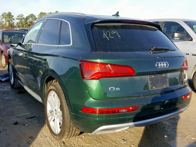 WA1CNBFY3J2122584 - 2018 AUDI Q5 PRESTIG GREEN photo 3