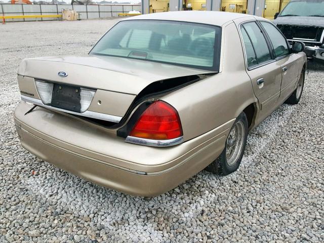 2FAFP74W9XX166399 - 1999 FORD CROWN VICT GOLD photo 4