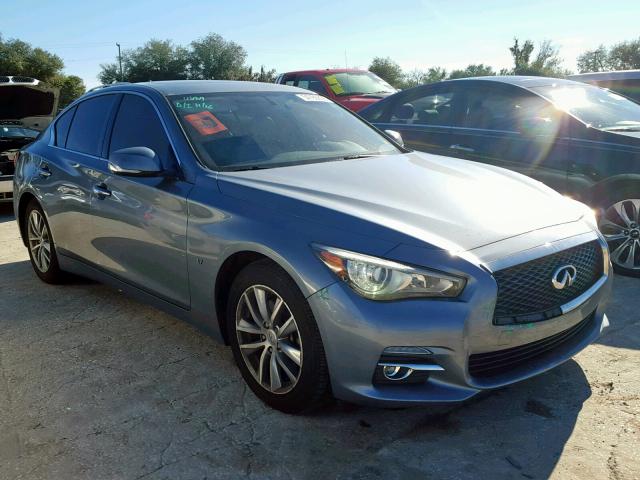 JN1BV7AP7FM342936 - 2015 INFINITI Q50 BASE BLUE photo 1