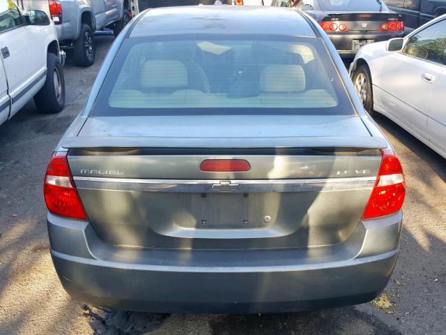 1G1ZT52815F297498 - 2005 CHEVROLET MALIBU LS 灰色 照片 9
