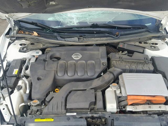 1N4CL21E98C173770 - 2008 NISSAN ALTIMA HYB WHITE photo 7