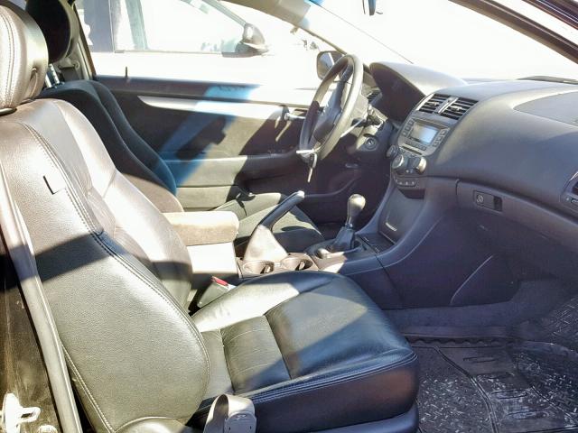 1HGCM71317A010643 - 2007 HONDA ACCORD LX BLACK photo 5