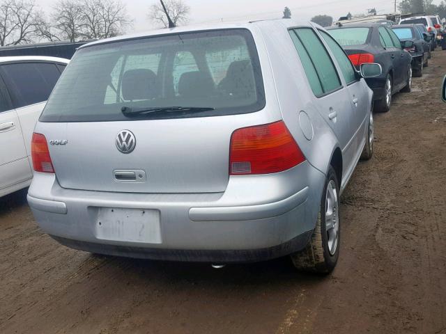 9BWFK61J234061044 - 2003 VOLKSWAGEN GOLF GL SILVER photo 4