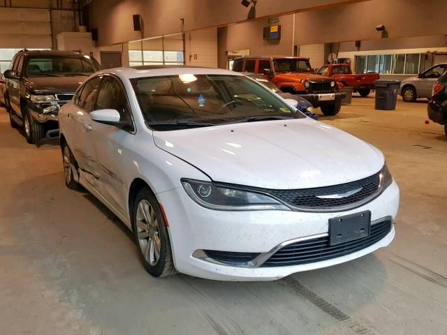 1C3CCCAB6FN733918 - 2015 CHRYSLER 200 LIMITE WHITE photo 1