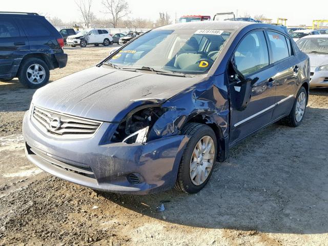 3N1AB6AP8BL667338 - 2011 NISSAN SENTRA 2.0 BLUE photo 2