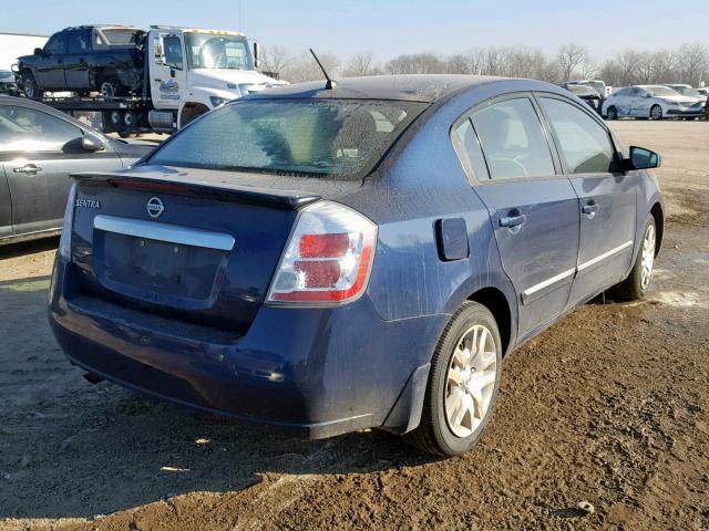 3N1AB6AP8BL667338 - 2011 NISSAN SENTRA 2.0 BLUE photo 4