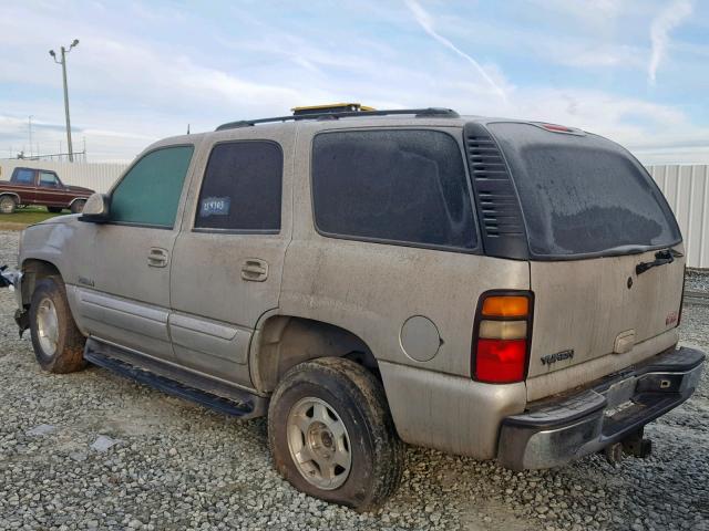 1GKEC13T85P194115 - 2005 GMC YUKON BEIGE photo 3