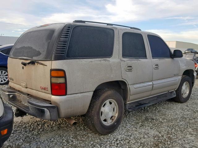 1GKEC13T85P194115 - 2005 GMC YUKON BEIGE photo 4