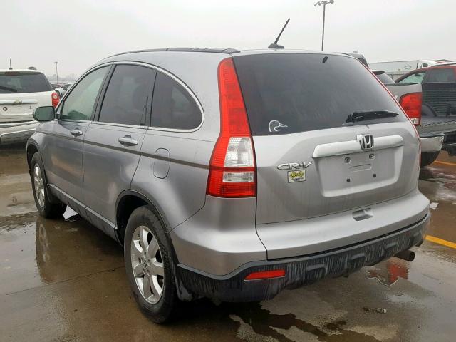 JHLRE487X7C099018 - 2007 HONDA CR-V EXL GRAY photo 3