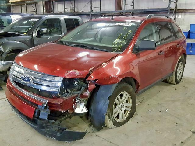 2FMDK36C97BA21478 - 2007 FORD EDGE SE BURGUNDY photo 2