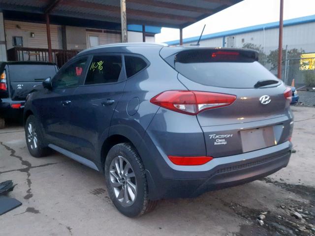 KM8J3CA44HU482163 - 2017 HYUNDAI TUCSON LIM BLUE photo 3