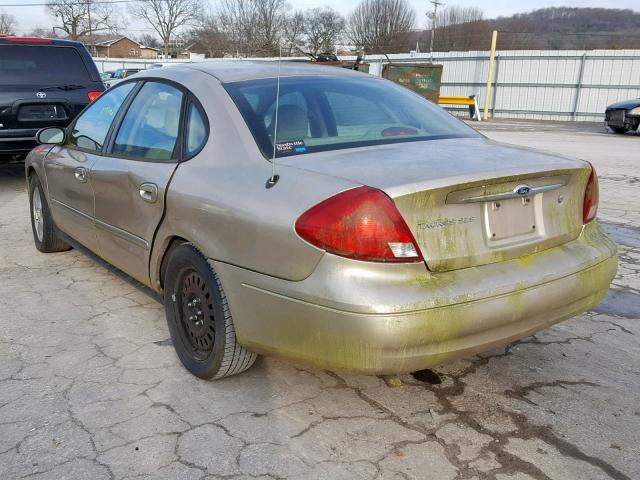 1FAHP55U91A253312 - 2001 FORD TAURUS SES GOLD photo 3