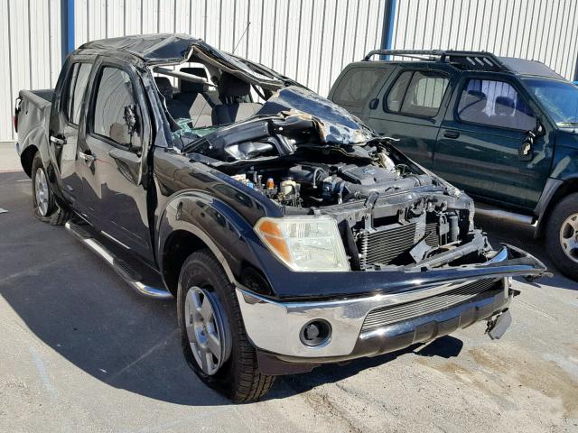 1N6AD07U26C447080 - 2006 NISSAN FRONTIER C BLACK photo 1