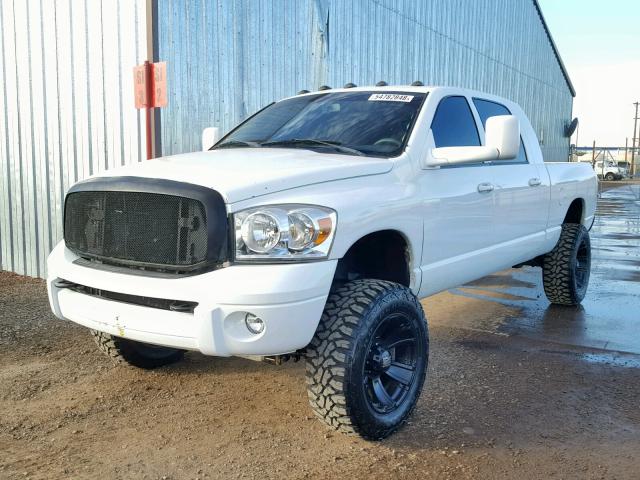 3D7KS29A77G837771 - 2007 DODGE RAM 2500 WHITE photo 2