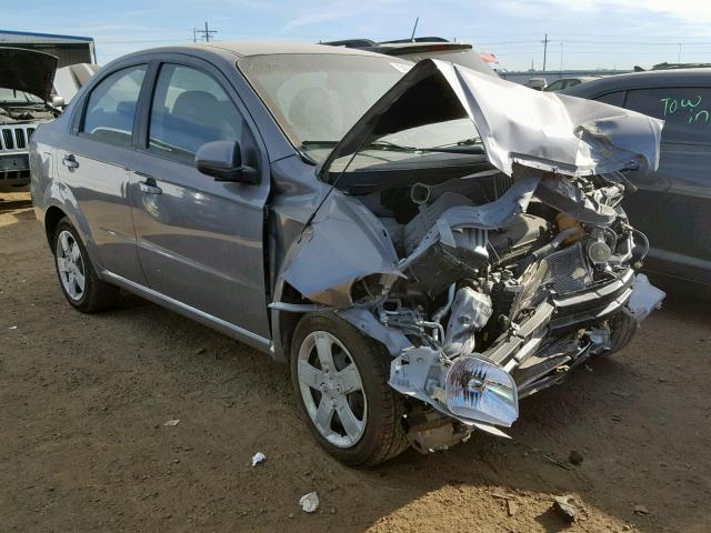 KL1TG5DE5BB247203 - 2011 CHEVROLET AVEO LT SILVER photo 1