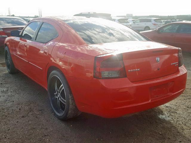 2B3CA3CV4AH242078 - 2010 DODGE CHARGER SX RED photo 3