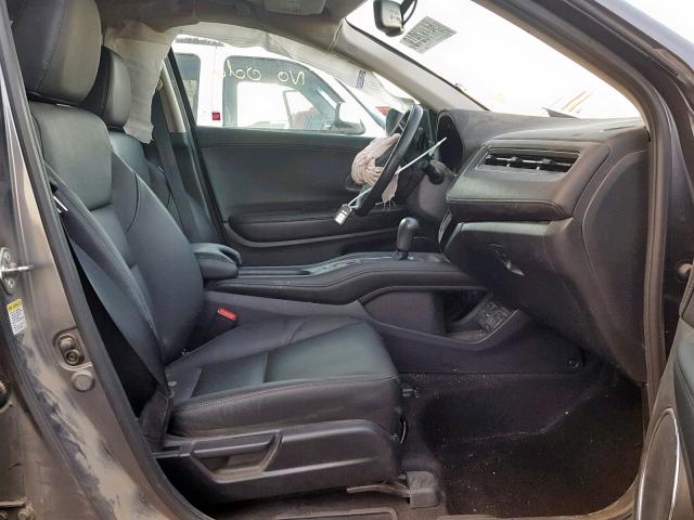 3CZRU6H74GM731418 - 2016 HONDA HR-V EXL GRAY photo 5