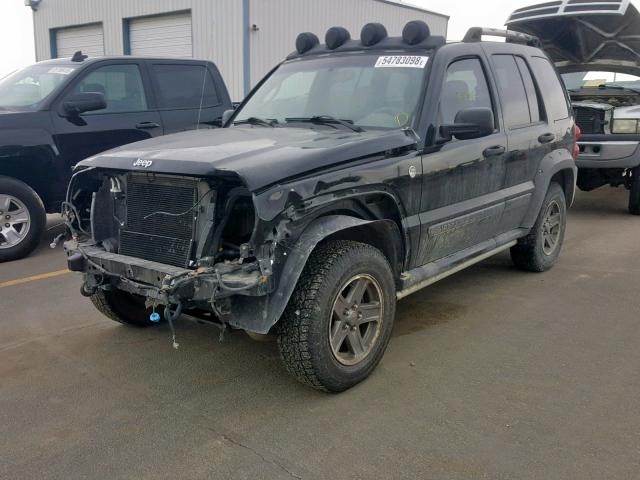1J4GL38K36W229558 - 2006 JEEP LIBERTY RE BLACK photo 2