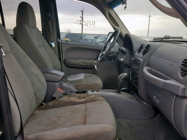 1J4GL38K36W229558 - 2006 JEEP LIBERTY RE BLACK photo 5