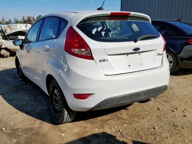 3FADP4TJ4DM215477 - 2013 FORD FIESTA S WHITE photo 3