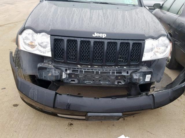 1J8HR78357C656292 - 2007 JEEP GRAND CHER BLACK photo 9