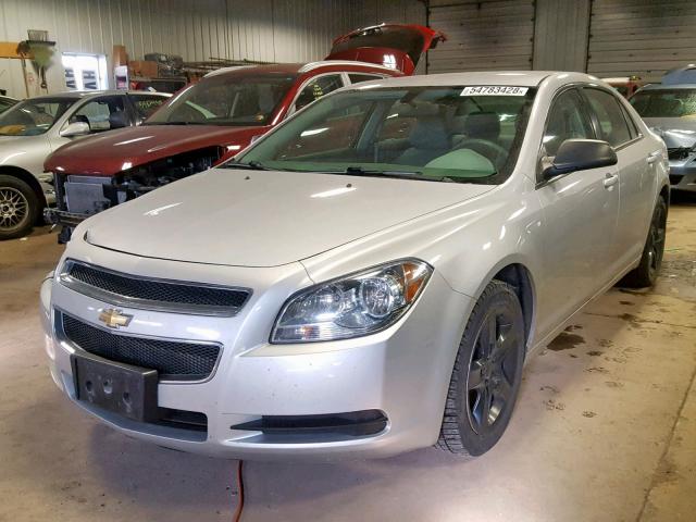 1G1ZA5EU0BF218395 - 2011 CHEVROLET MALIBU LS ვერცხლისფერი ფოტო 2