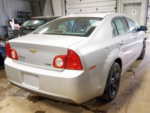 1G1ZA5EU0BF218395 - 2011 CHEVROLET MALIBU LS ვერცხლისფერი ფოტო 4