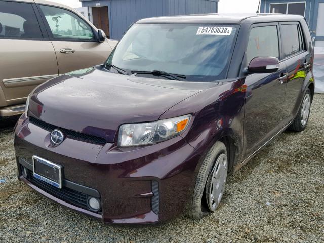JTLZE4FE8CJ018008 - 2012 TOYOTA SCION XB Bordo foto 2