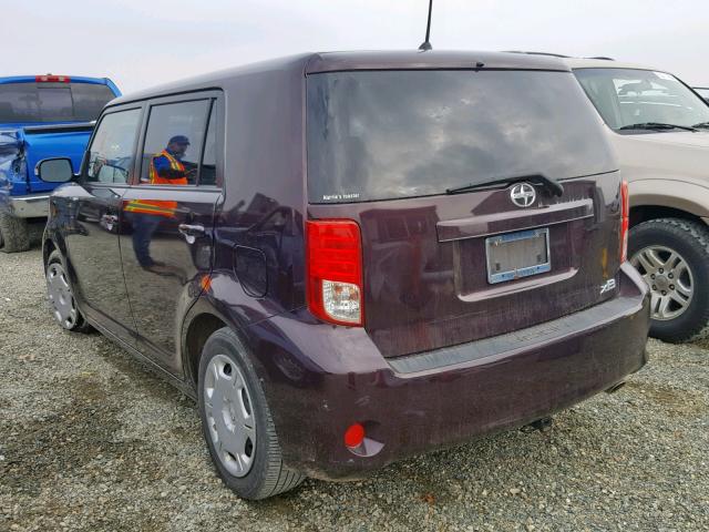 JTLZE4FE8CJ018008 - 2012 TOYOTA SCION XB Bordo foto 3
