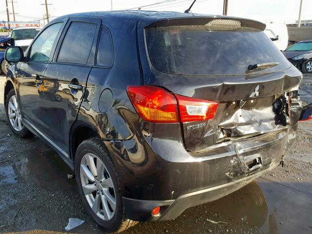 4A4AP3AU7FE003985 - 2015 MITSUBISHI OUTLANDER BLACK photo 3