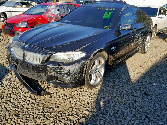 WBAFU9C5XBC783904 - 2011 BMW 550 XI BLACK photo 2