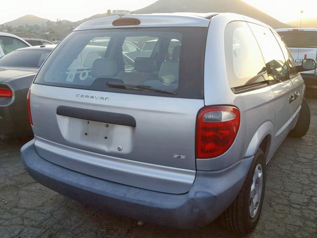 1B4GP25B51B179977 - 2001 DODGE CARAVAN SE GRAY photo 4