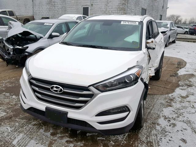 KM8J3CA44JU756015 - 2018 HYUNDAI TUCSON LIM WHITE photo 2