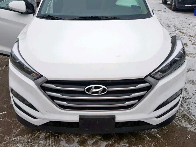 KM8J3CA44JU756015 - 2018 HYUNDAI TUCSON LIM WHITE photo 7