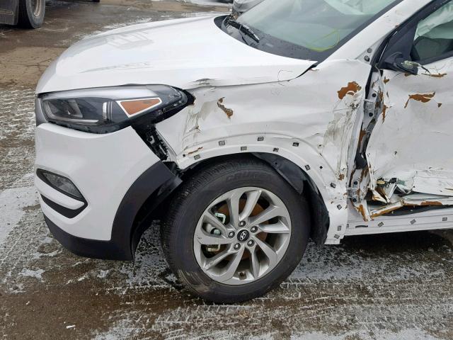 KM8J3CA44JU756015 - 2018 HYUNDAI TUCSON LIM WHITE photo 9