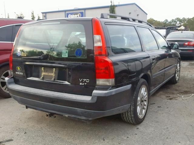 YV1SW58D721189328 - 2002 VOLVO V70 2.4T BLACK photo 4