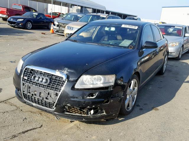 WAUAH74F18N086127 - 2008 AUDI A6 3.2 BLACK photo 2