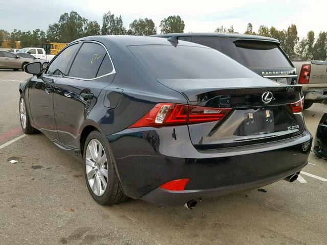 JTHBF1D20F5053753 - 2015 LEXUS IS 250 BLACK photo 3