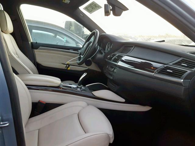 5UXFH0C53ALC66155 - 2010 BMW X6 HYBRID BLUE photo 5